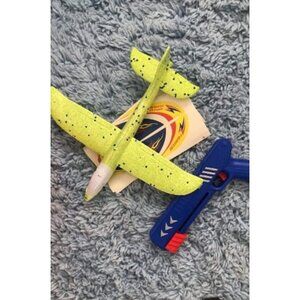 4 Pack Airplane Launcher Toys, 2 Flight Modes LED Foam Glider Catapult Plane Toy